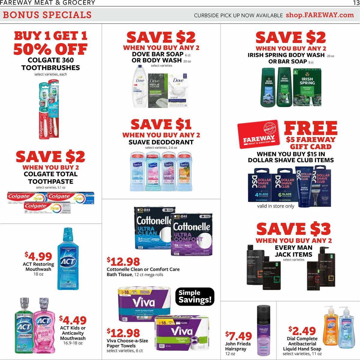 Fareway Weekly Ad from September 25