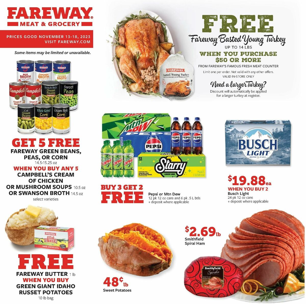 Fareway Weekly Ad from November 13