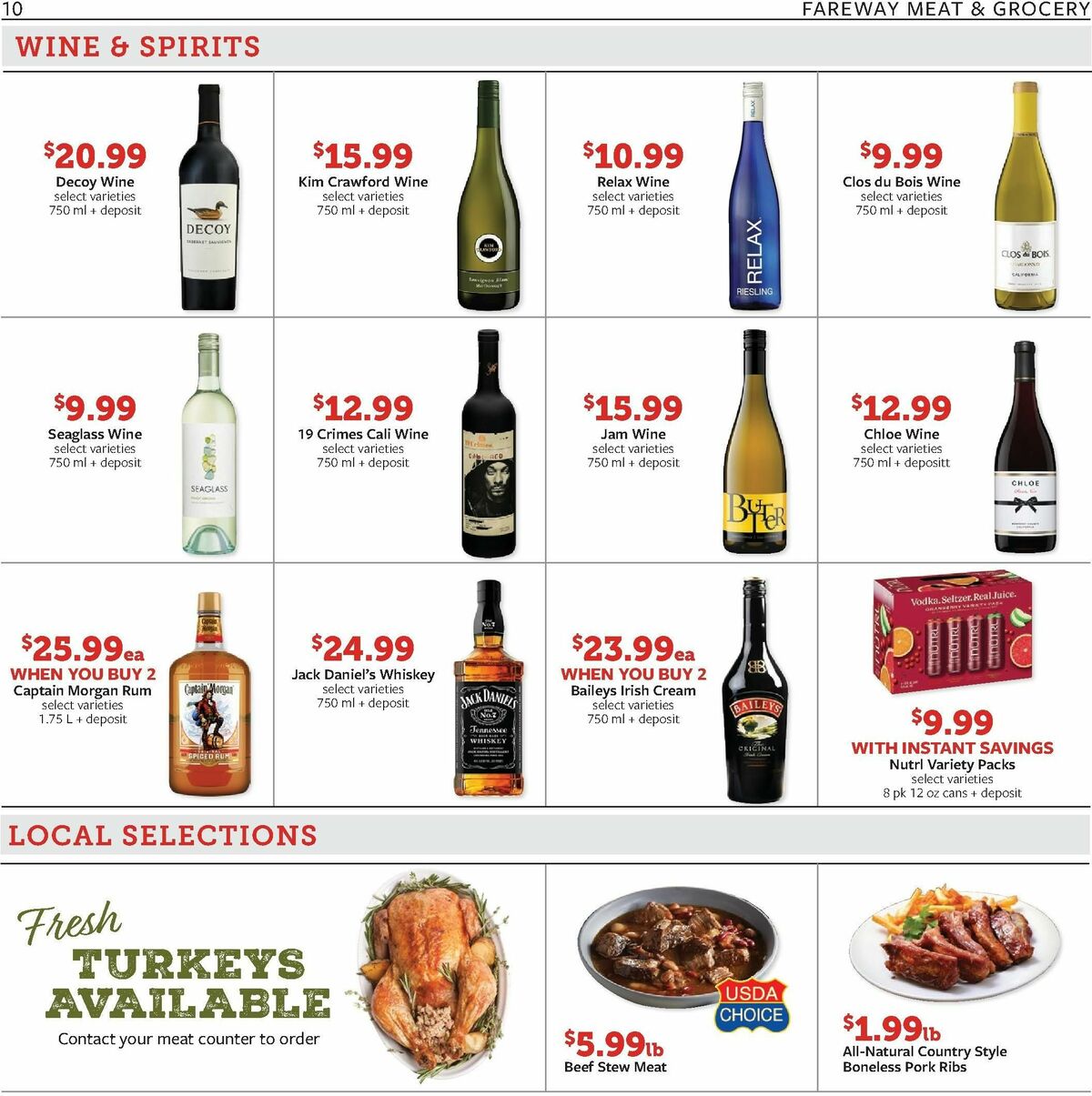 Fareway Weekly Ad from November 13