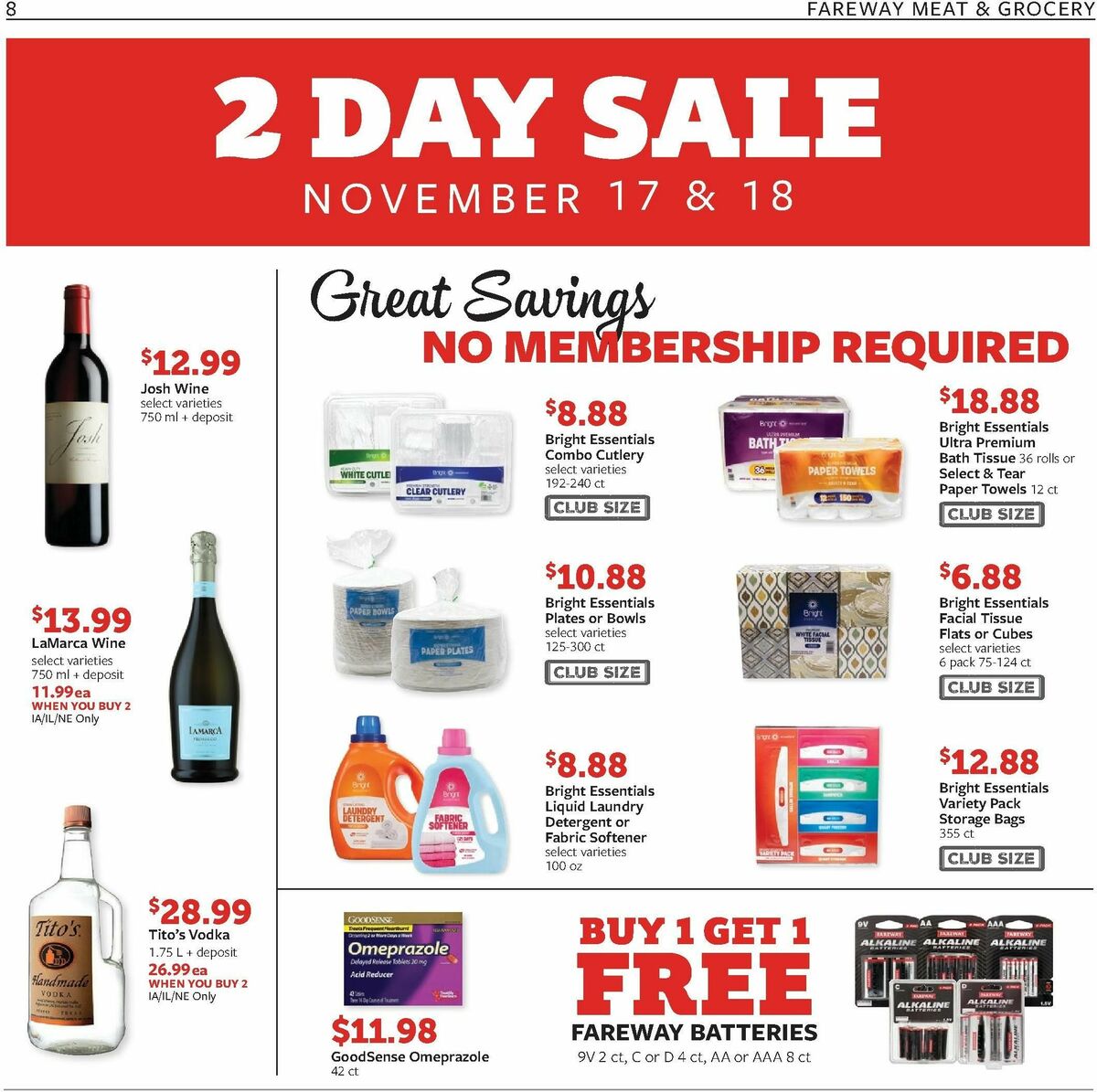 Fareway Weekly Ad from November 13