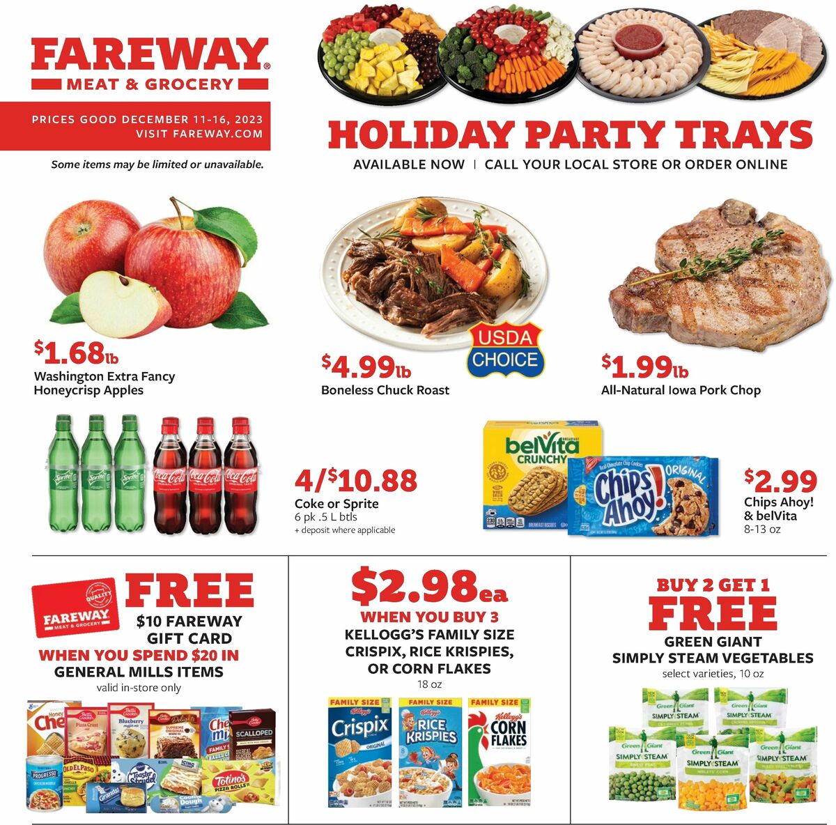 Fareway Weekly Ad from December 11