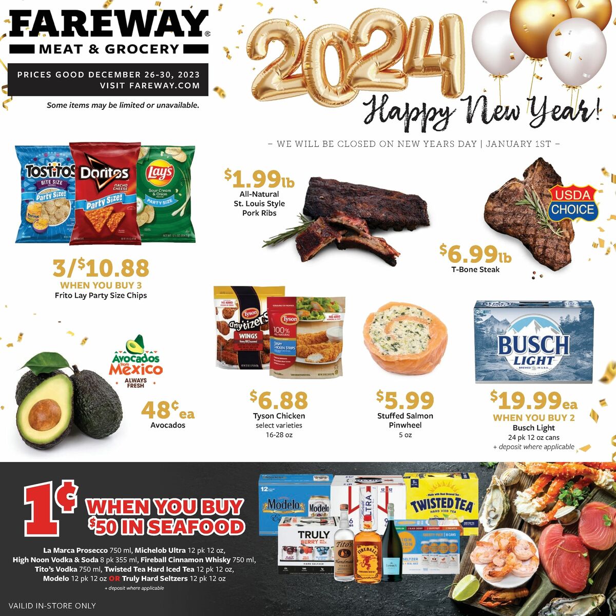 Fareway Weekly Ad from December 26
