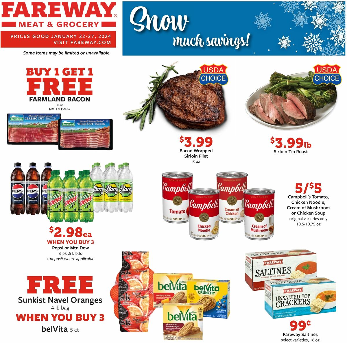 Fareway Weekly Ad from January 22