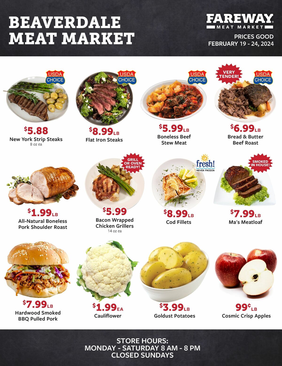 Fareway Meat market Weekly Ad from February 19