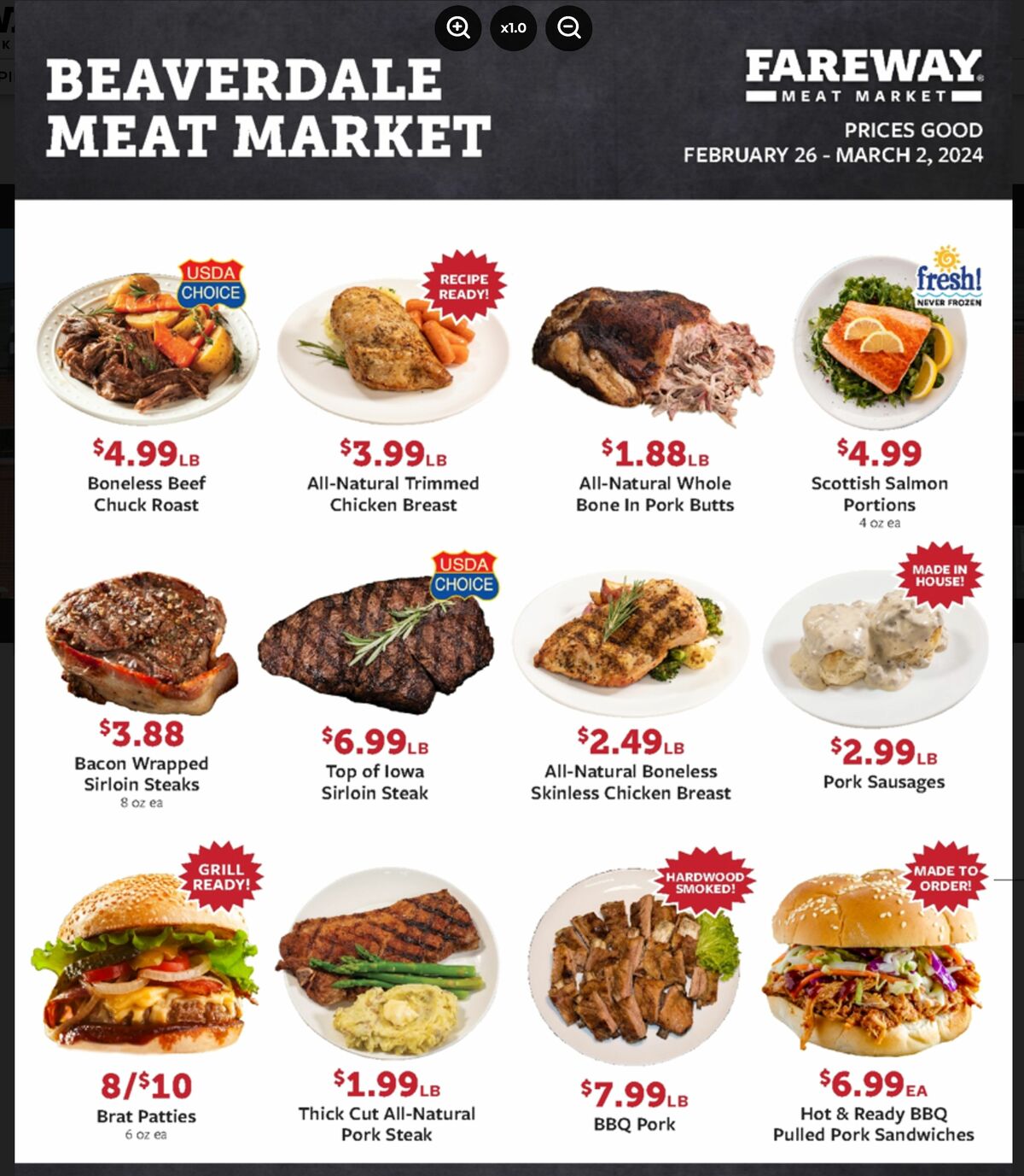 Fareway Meat Weekly Ad from February 26