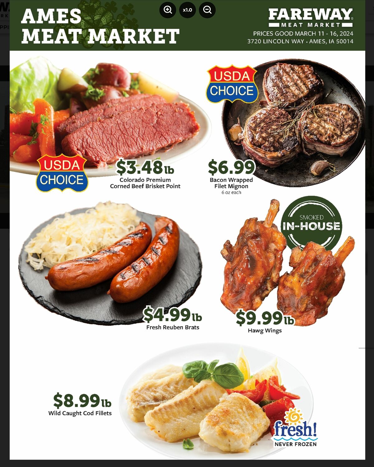 Fareway Meat Market Weekly Ad from March 11