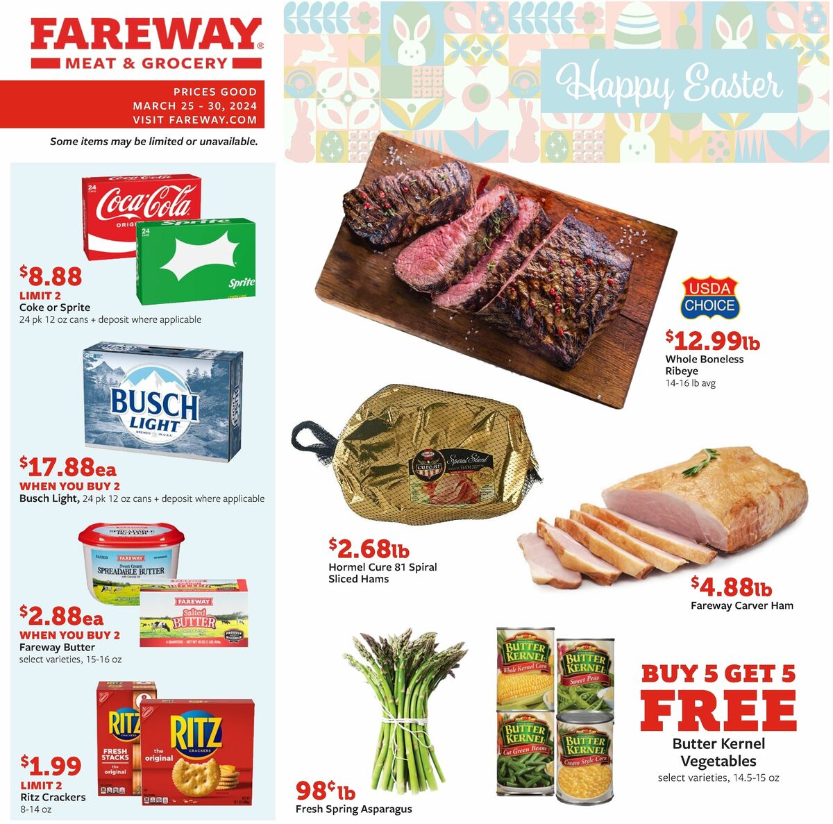 Fareway Weekly Ad from March 25