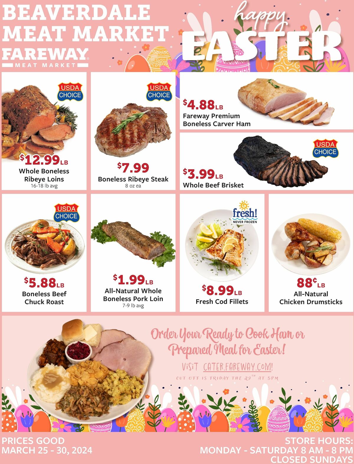 Fareway Meat-Easter Weekly Ad from March 25