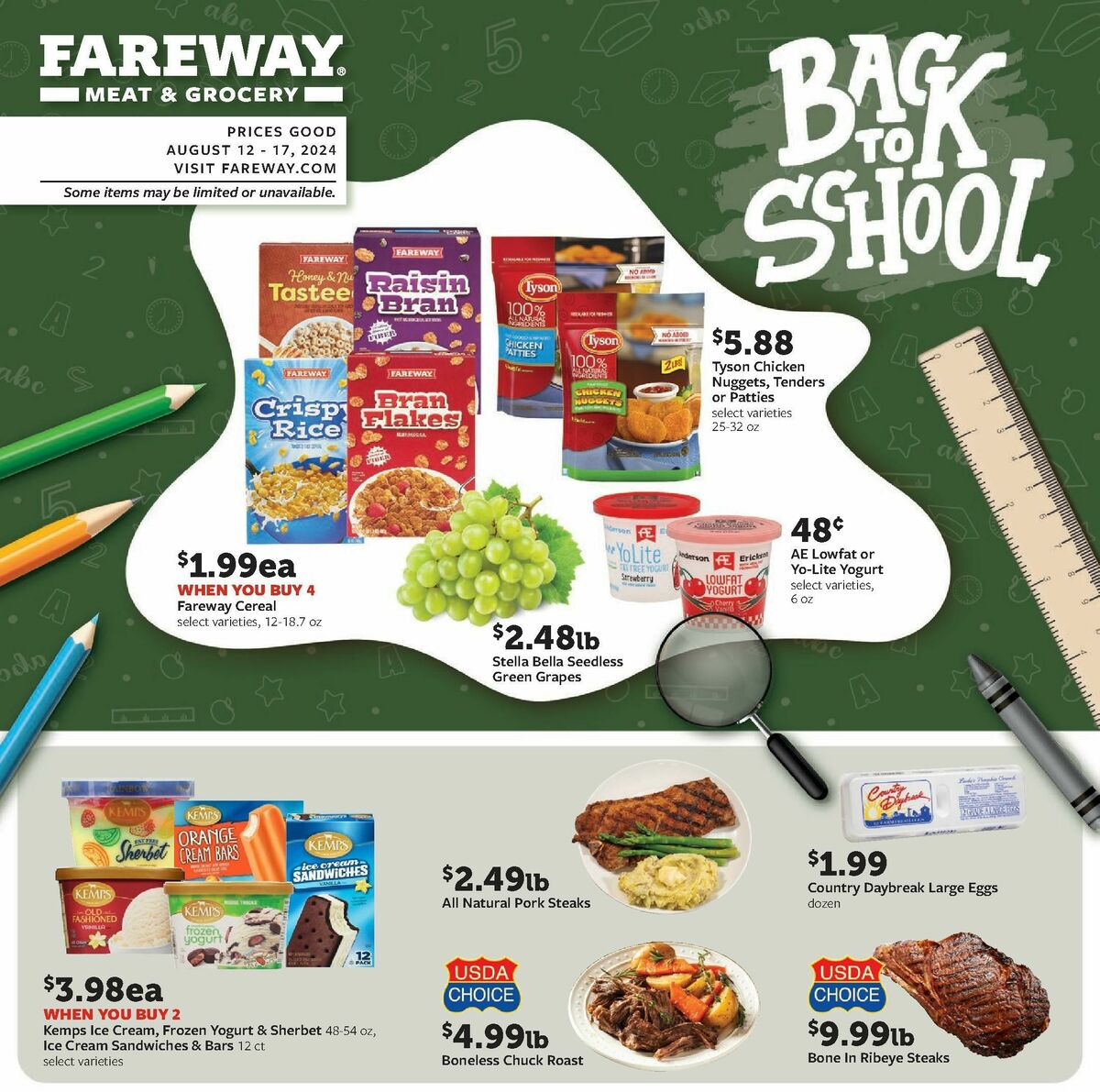 Fareway Weekly Ad from August 12