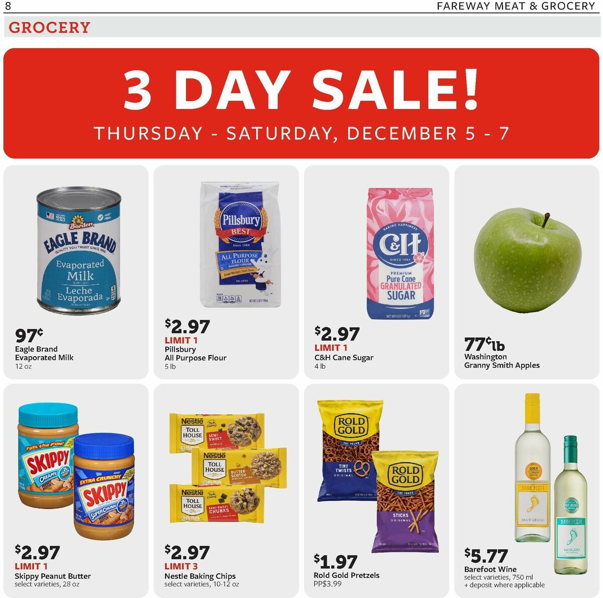 Fareway 3-Day Sale Weekly Ad from December 5