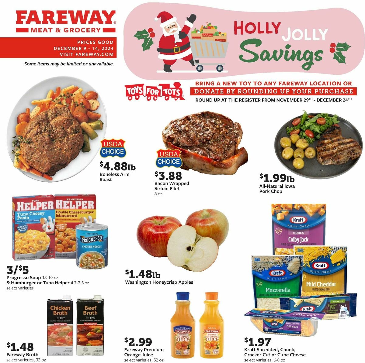 Fareway Weekly Ad from December 9