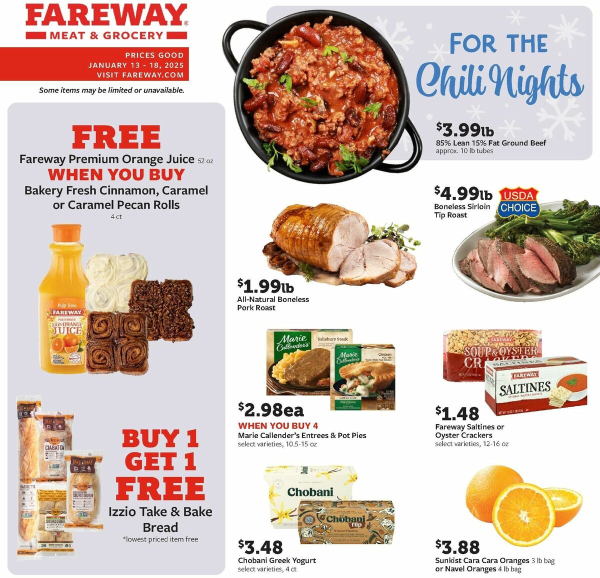 Fareway Weekly Ad from January 13