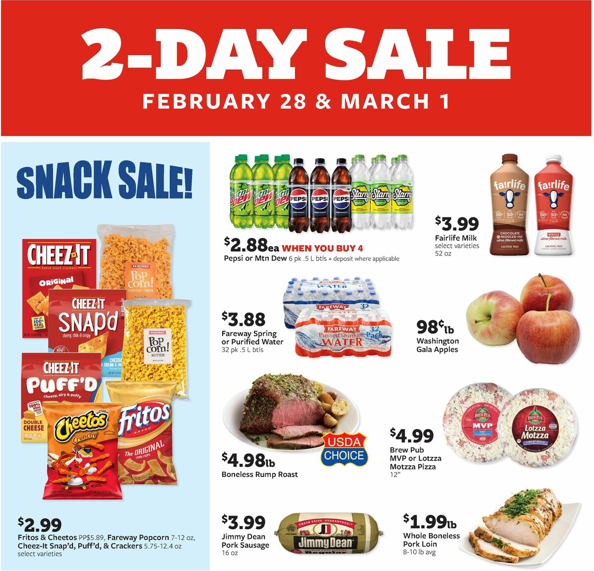 Fareway 2-Day Sale Weekly Ad from February 28