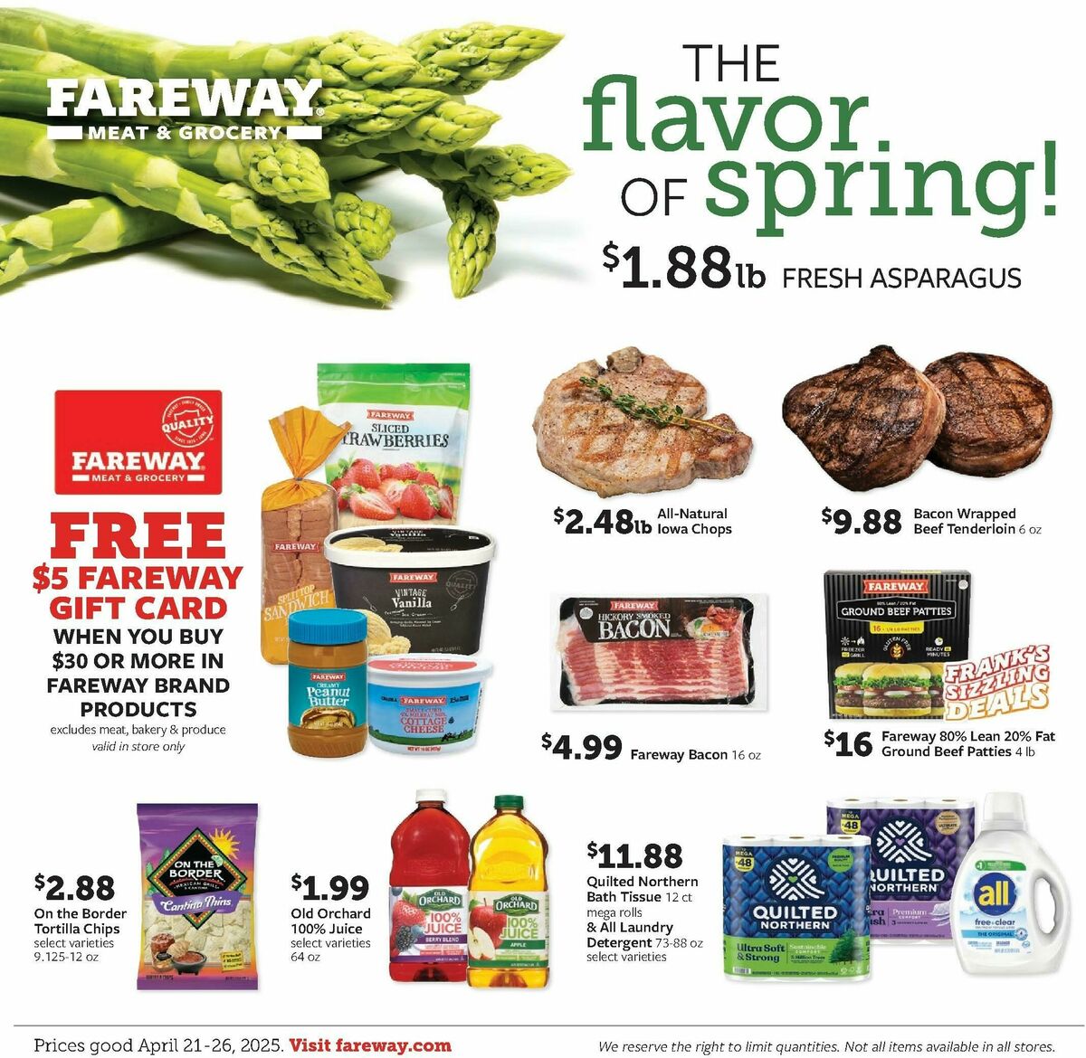 Fareway Weekly Ad from April 21