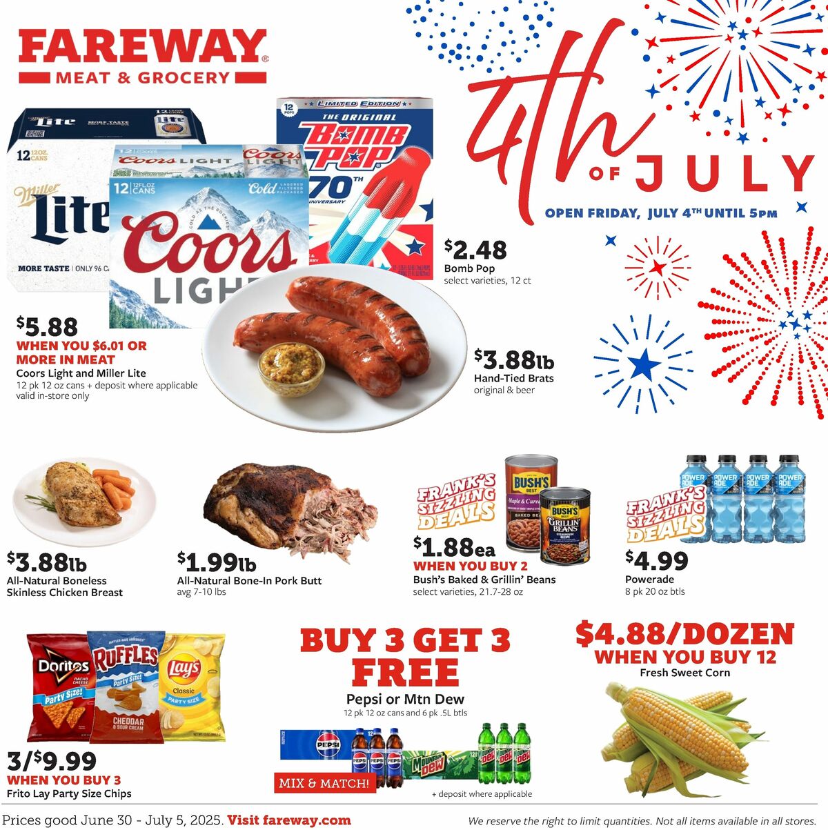 Fareway Weekly Ad from June 30