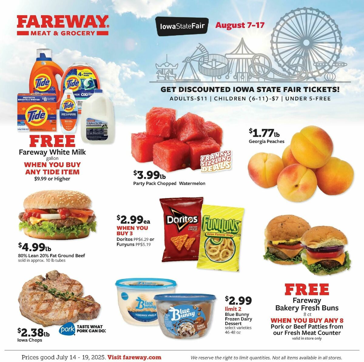 Fareway Weekly Ad from July 14