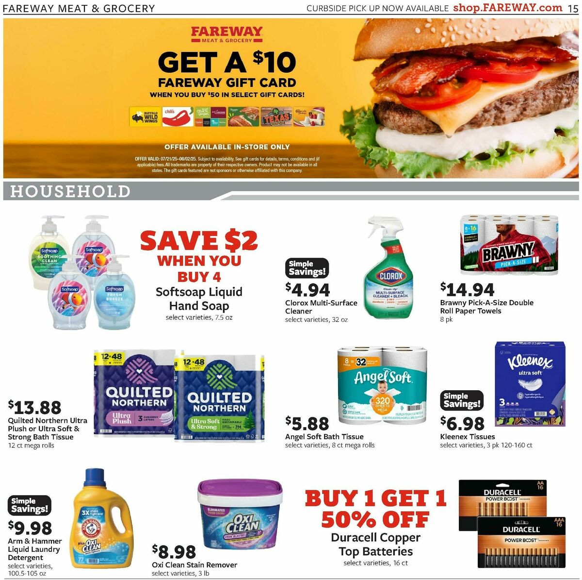Fareway Weekly Ad from July 28