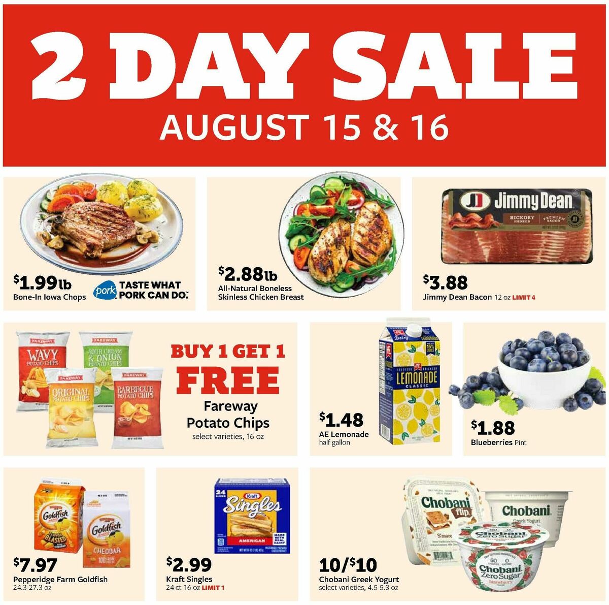 Fareway Weekly Ad from August 11