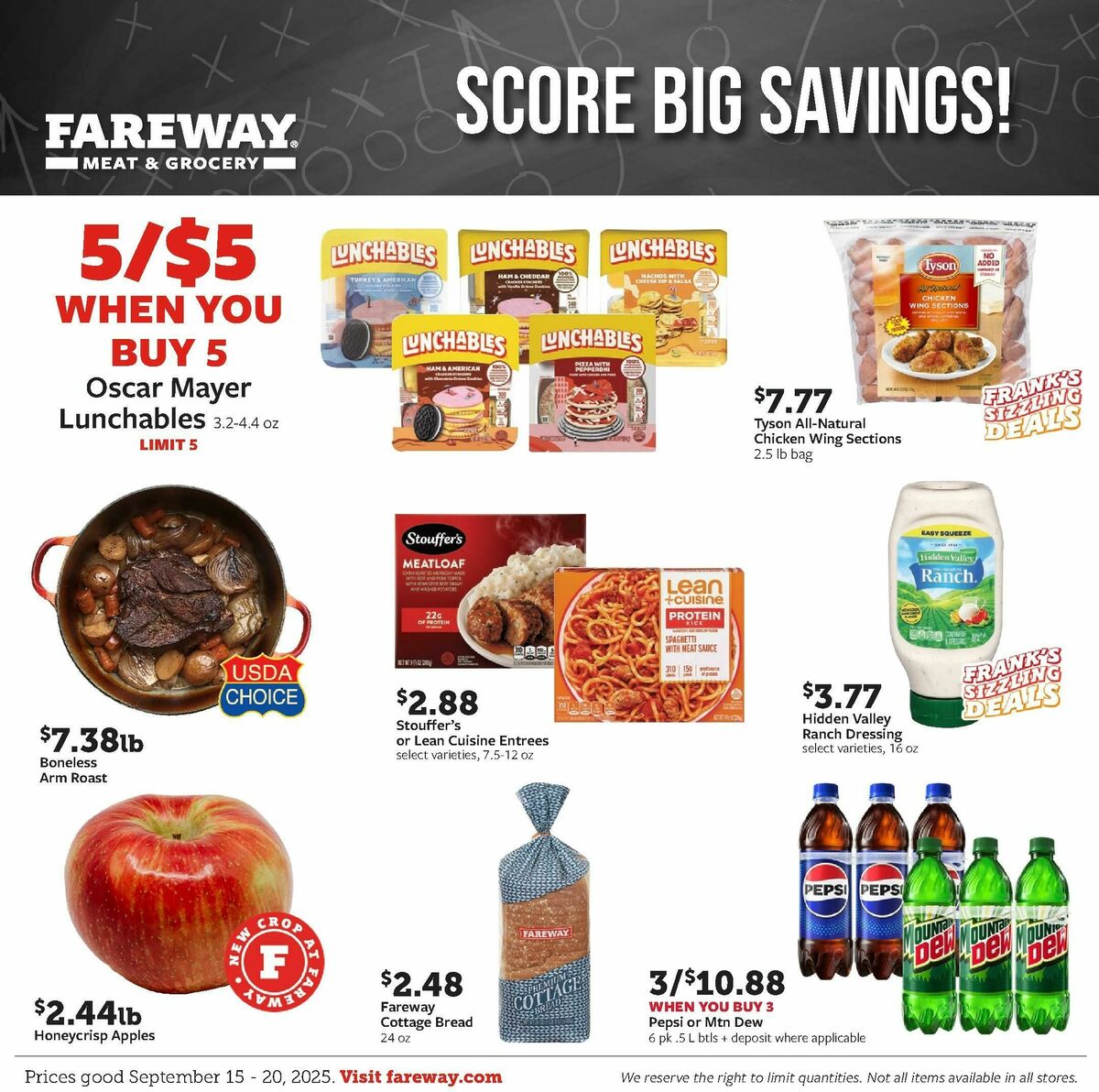 Fareway Weekly Ad from September 15
