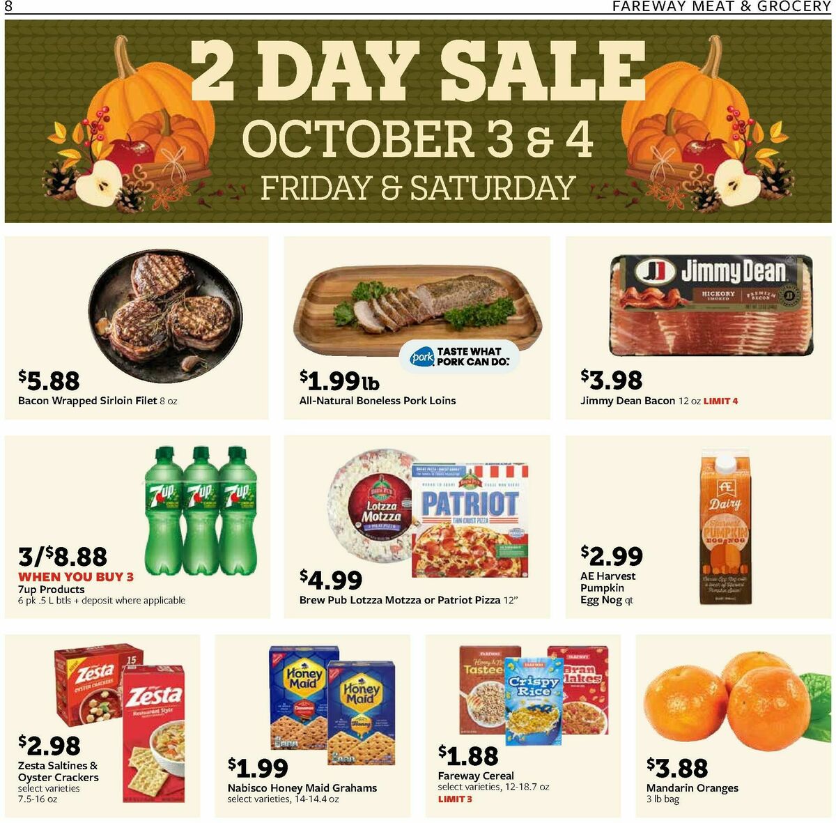 Fareway Weekly Ad from September 29