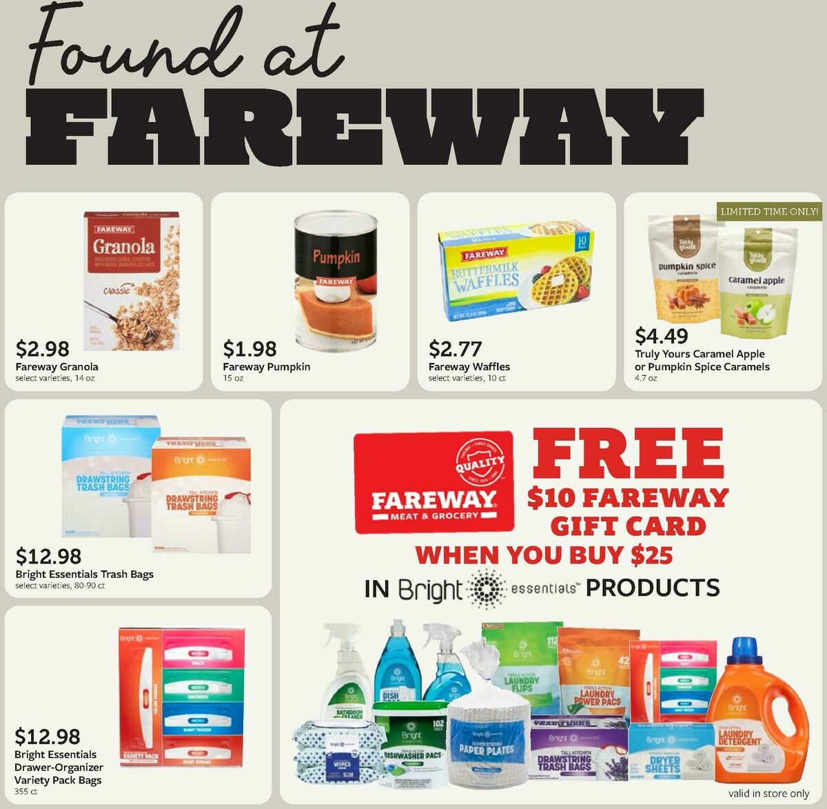 Fareway Monthly Ad Weekly Ad from September 29
