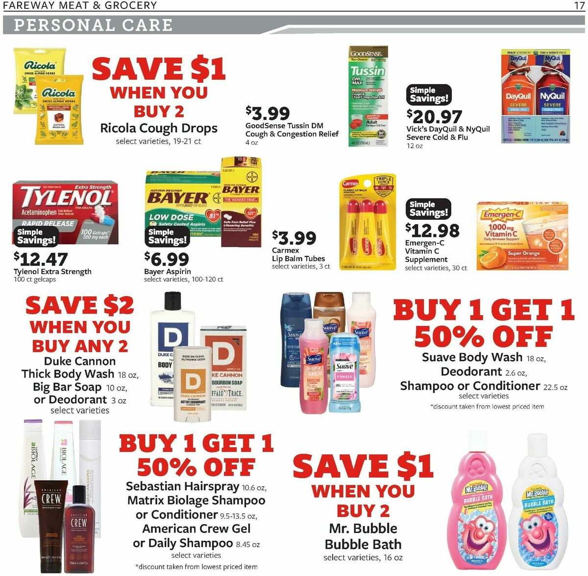Fareway Weekly Ad from October 13