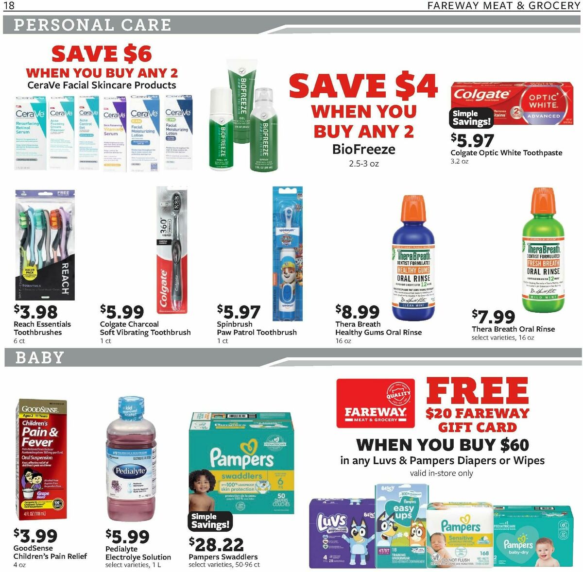 Fareway Weekly Ad from October 13