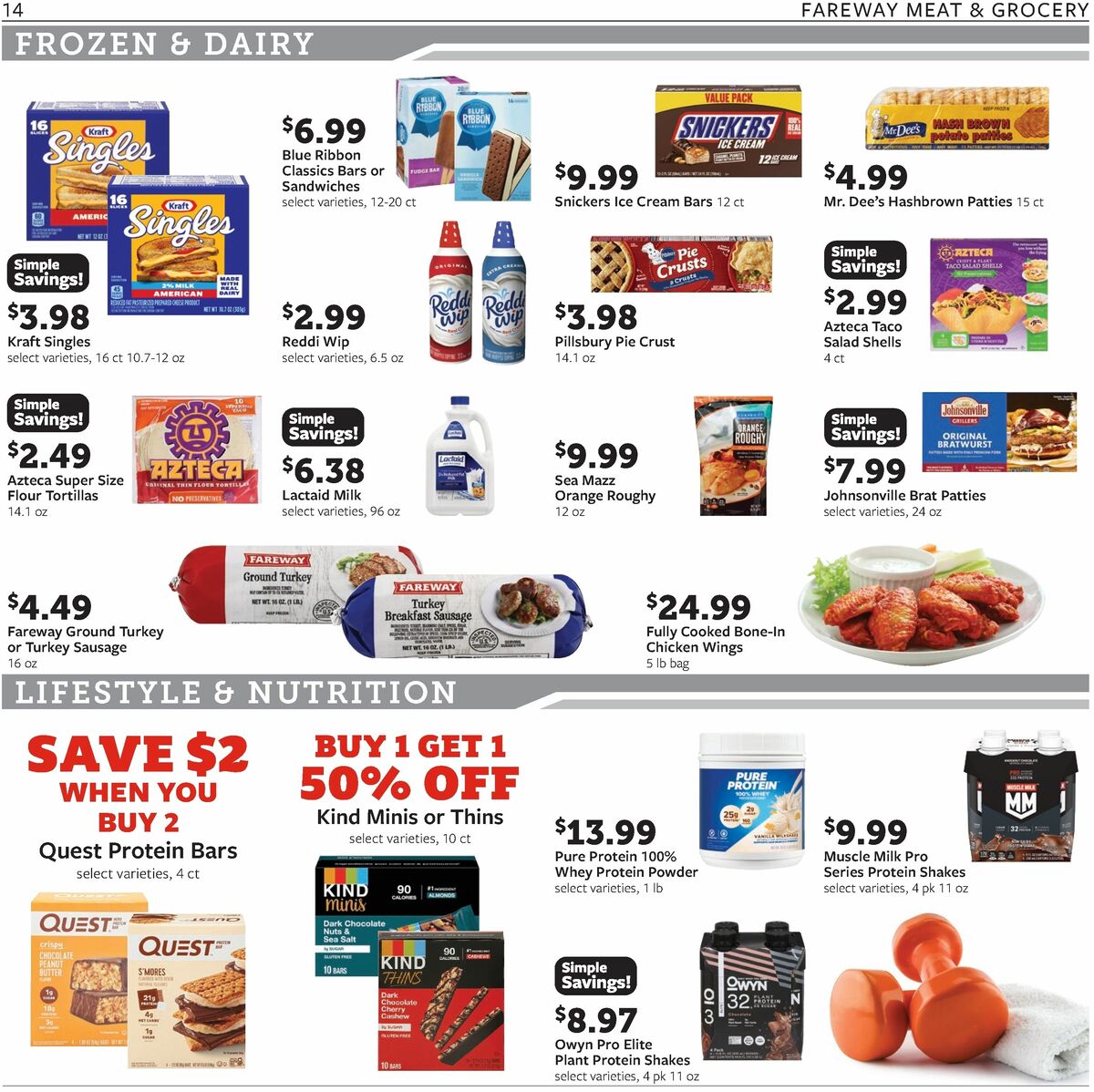 Fareway Weekly Ad from October 20