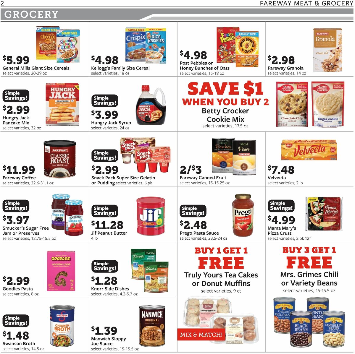 Fareway Weekly Ad from October 20