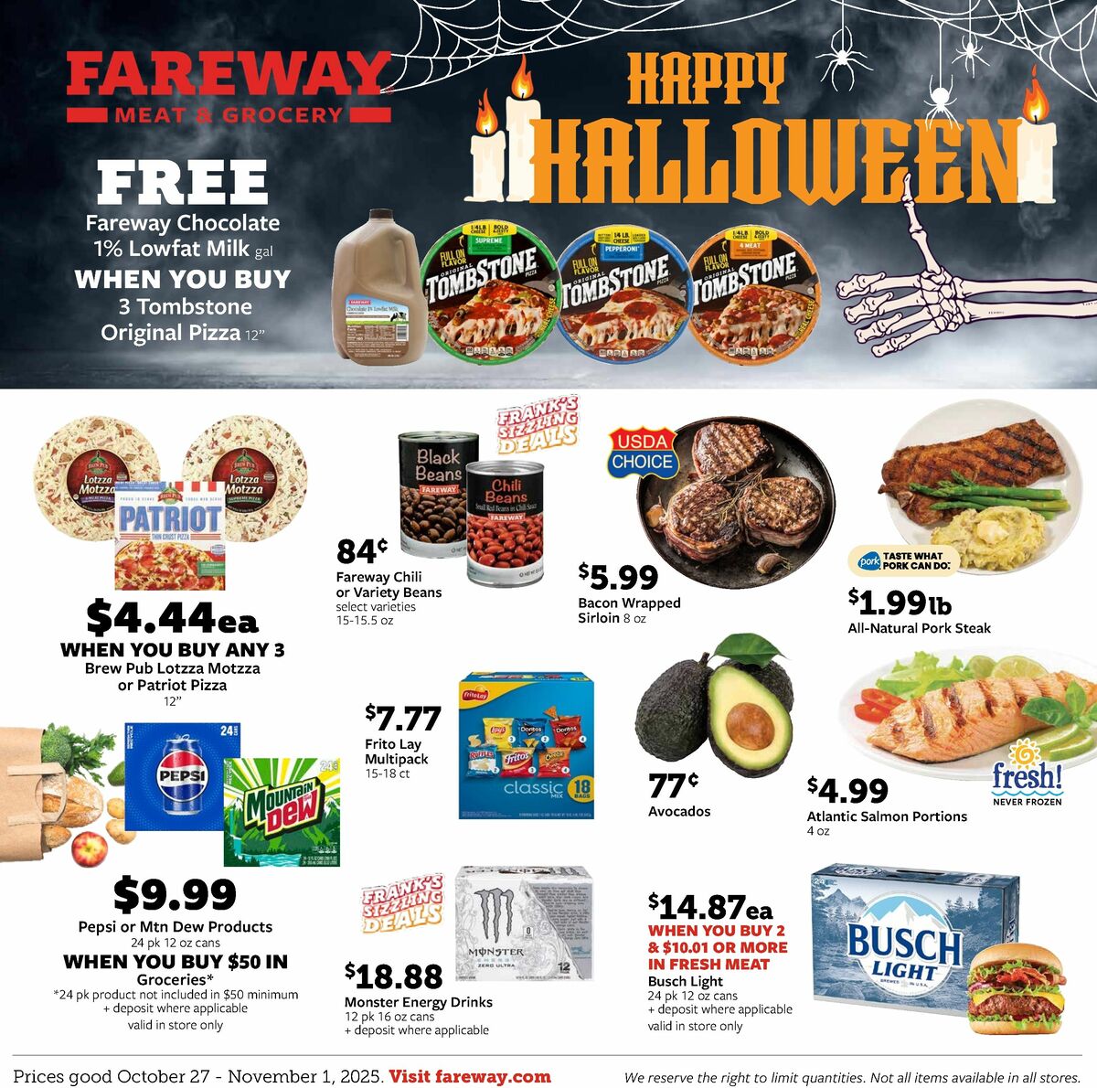 Fareway Weekly Ad from October 27