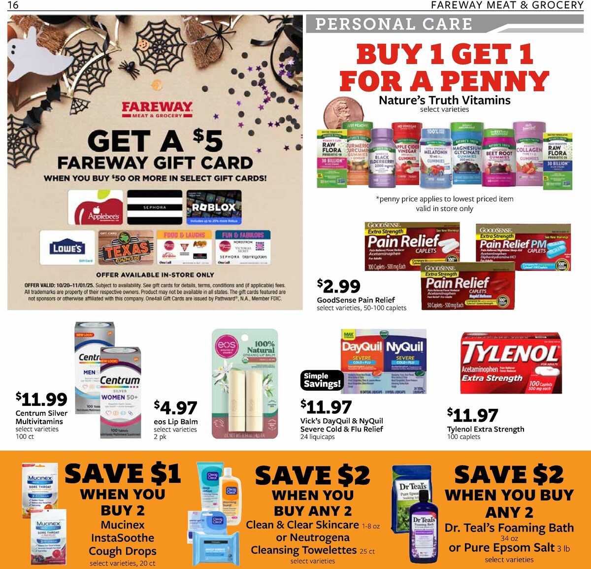 Fareway Weekly Ad from October 27