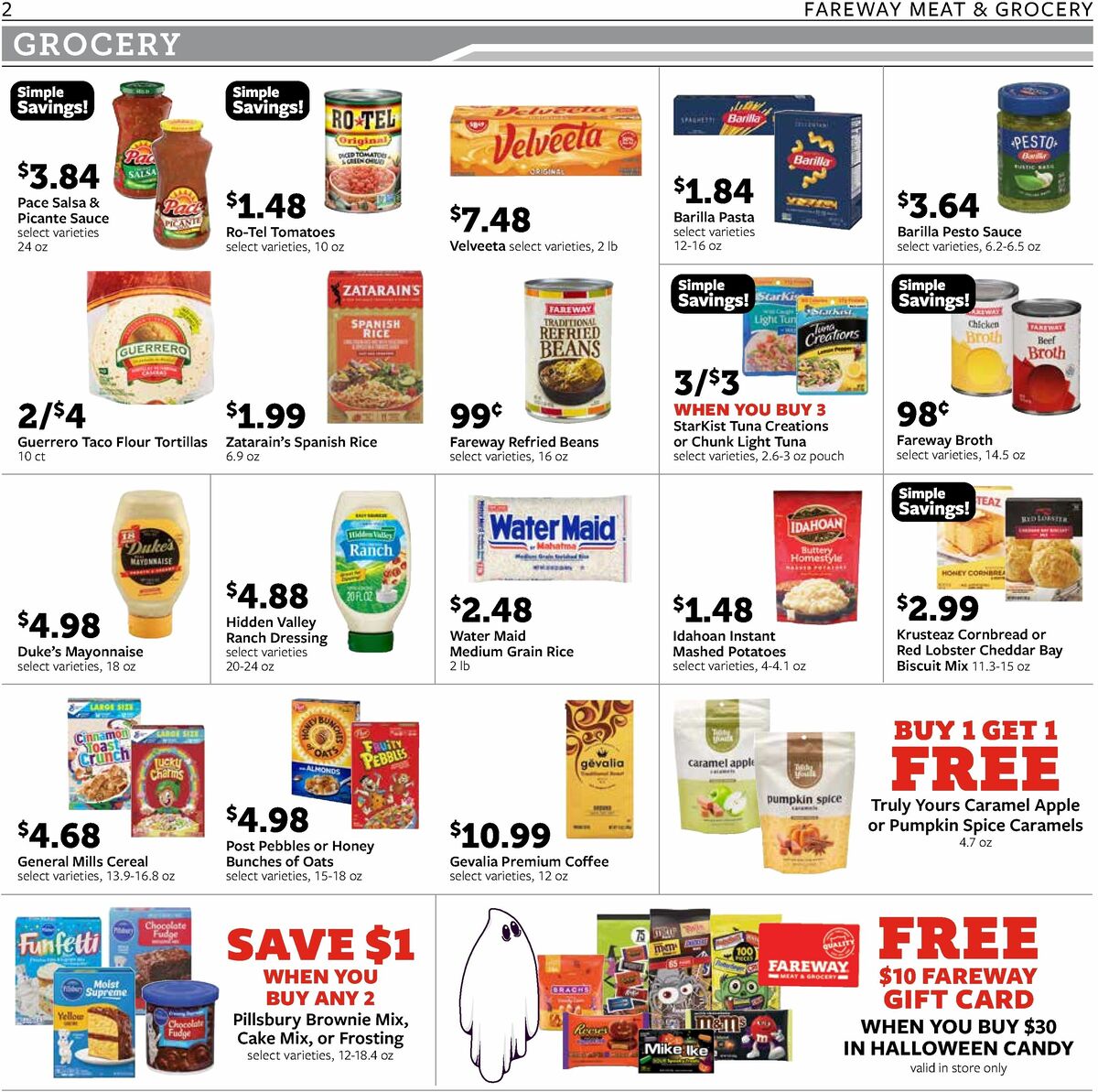Fareway Weekly Ad from October 27
