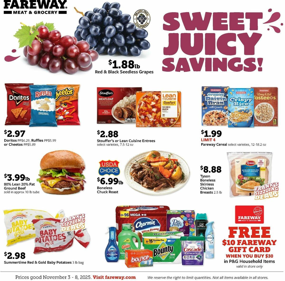 Fareway Weekly Ad from November 3