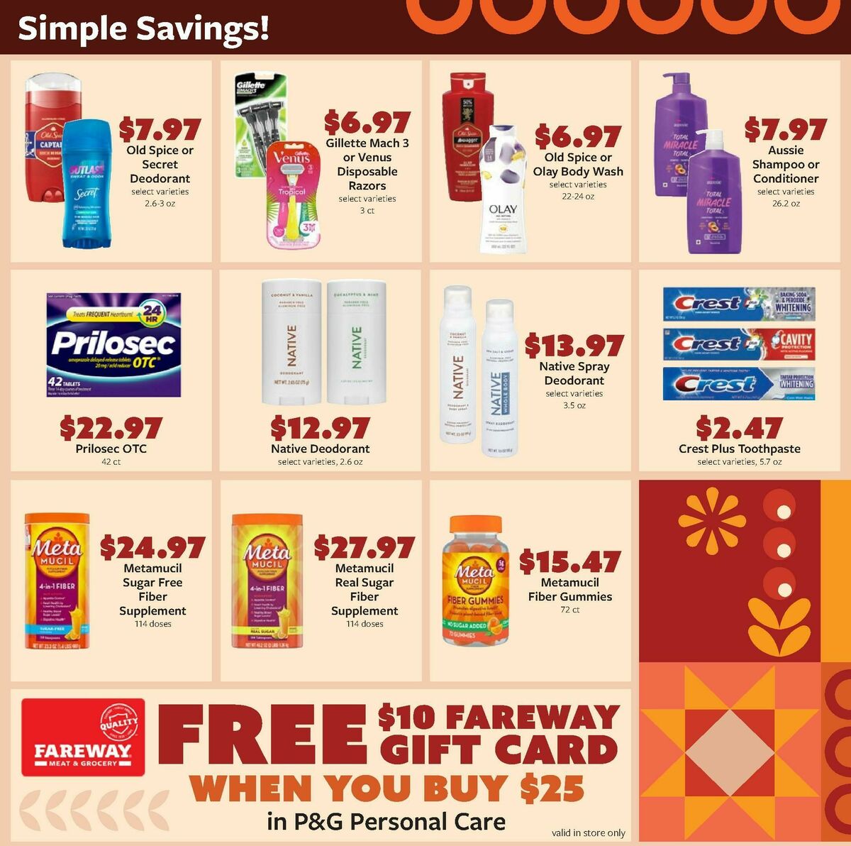 Fareway Monthly Ad Weekly Ad from November 3