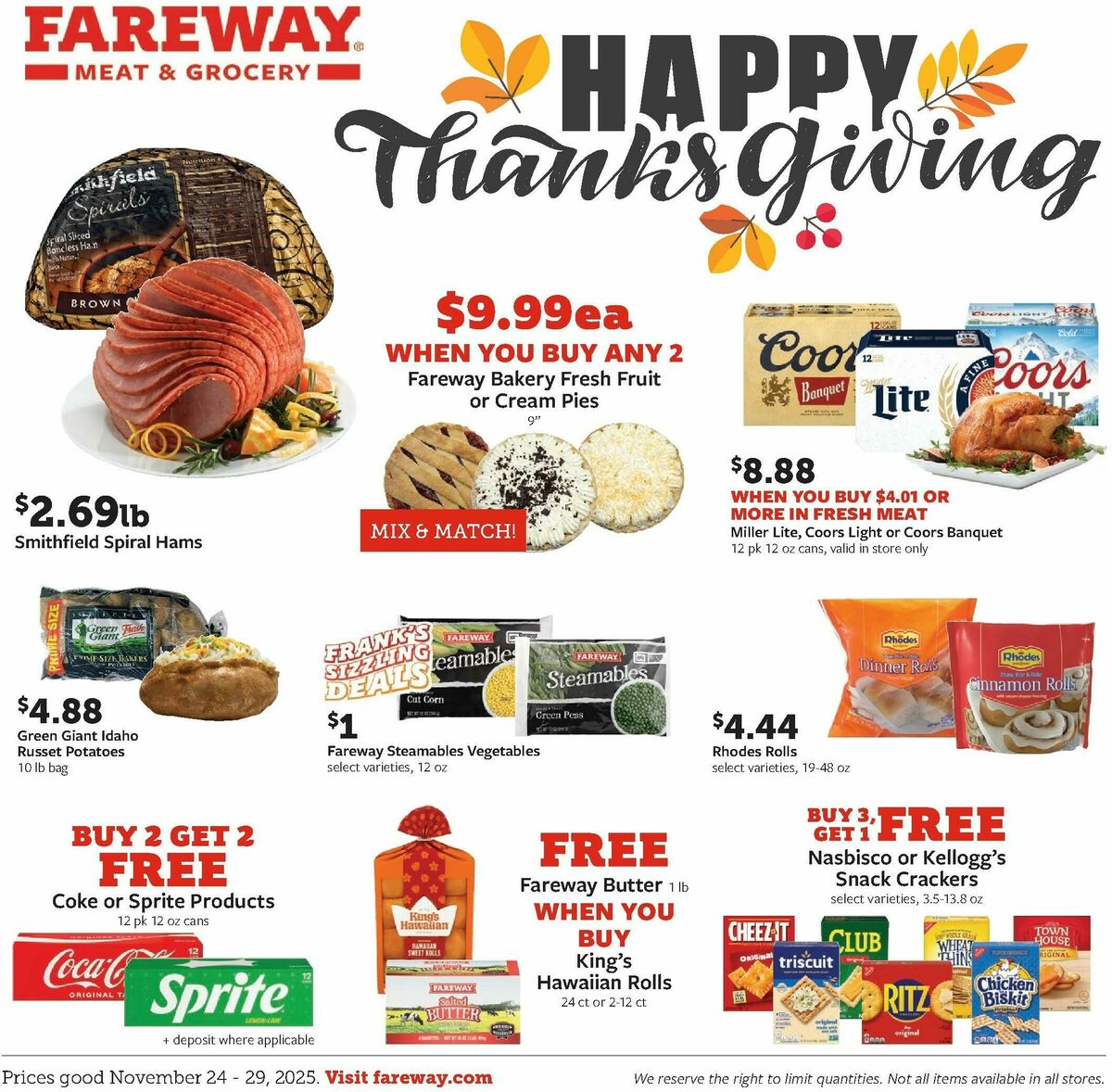 Fareway Weekly Ad from November 24