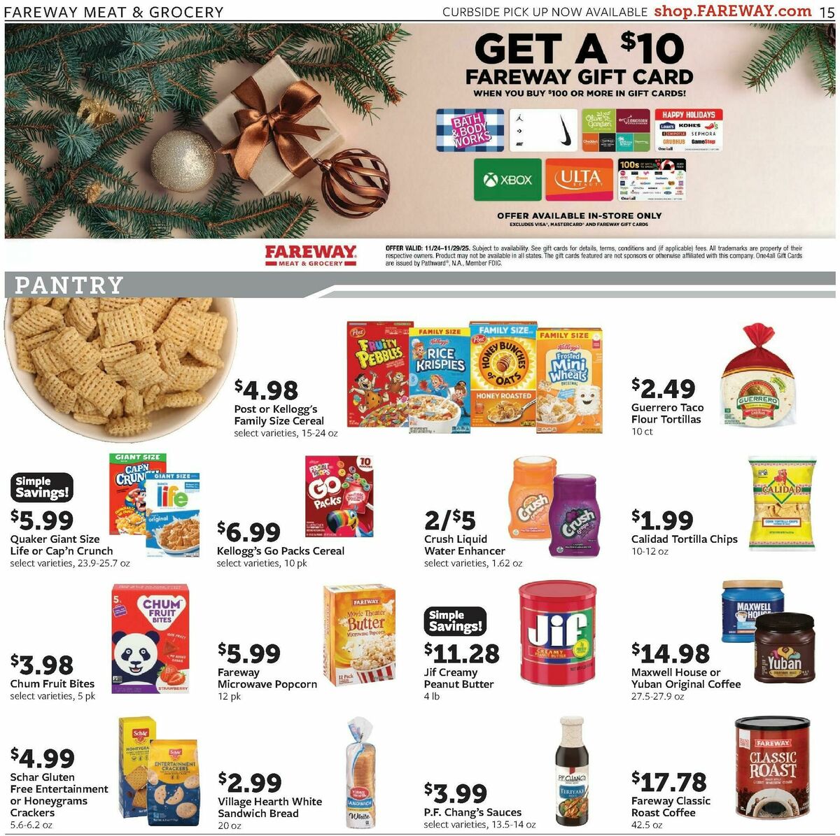 Fareway Weekly Ad from November 24