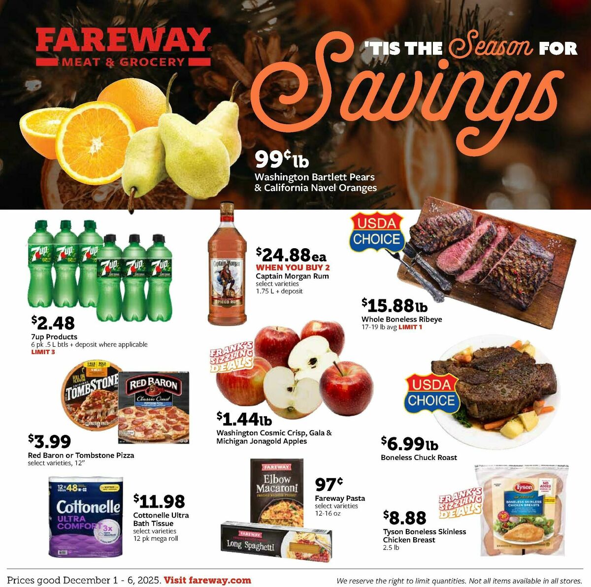 Fareway Weekly Ad from December 1