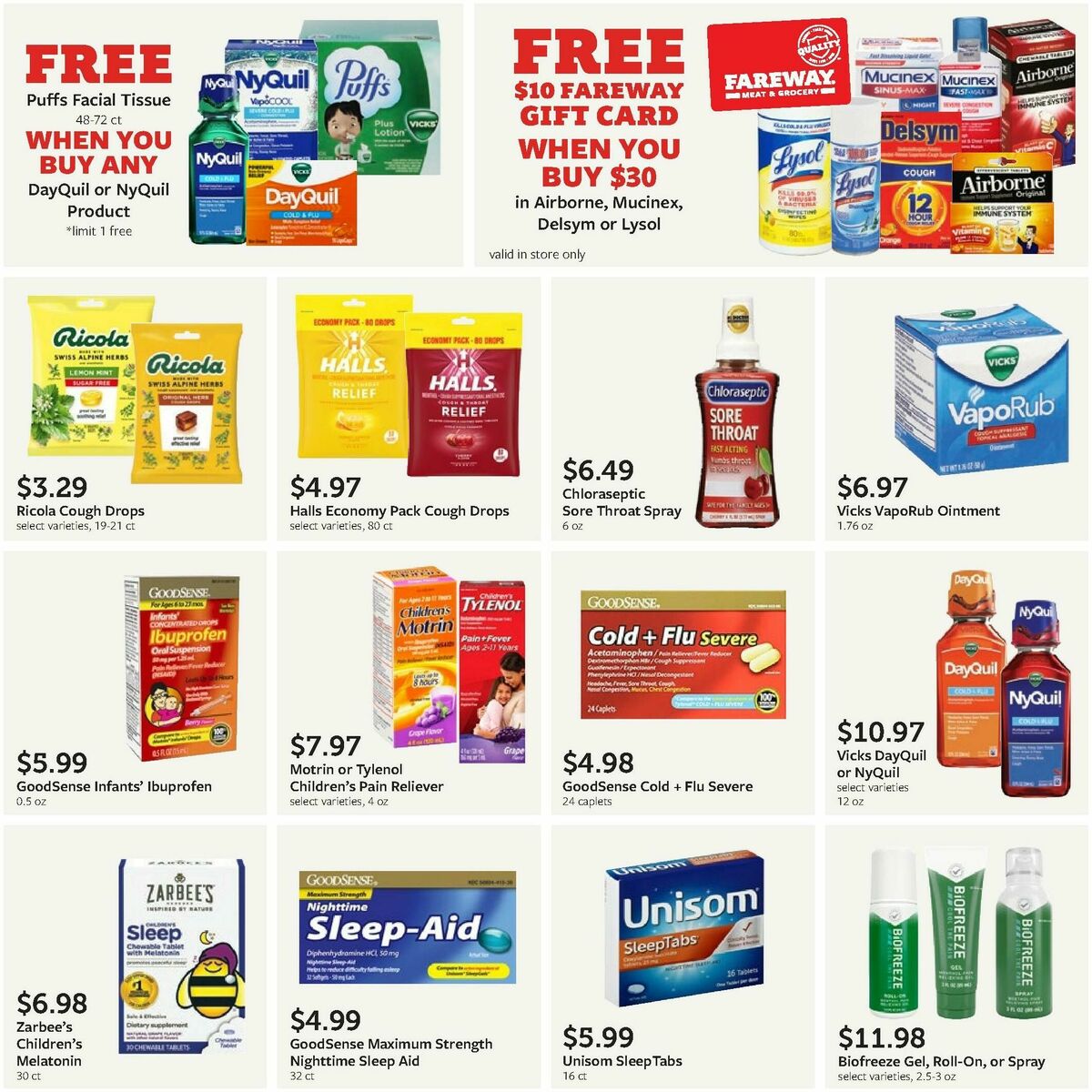 Fareway Monthly Ad Weekly Ad from December 1