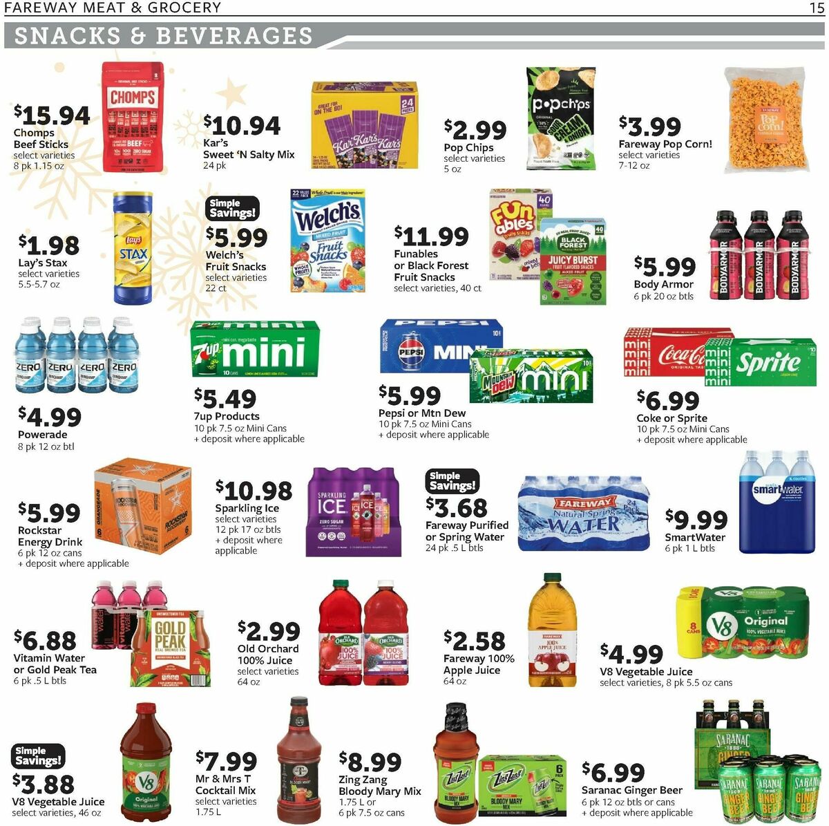 Fareway Weekly Ad from December 15