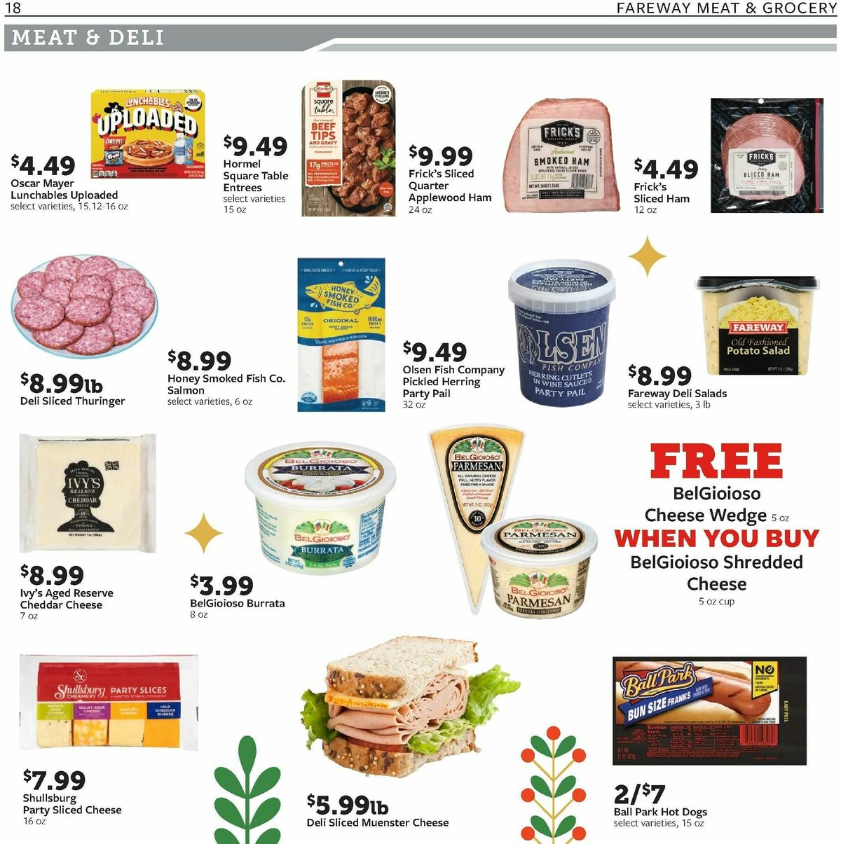 Fareway Weekly Ad from December 15