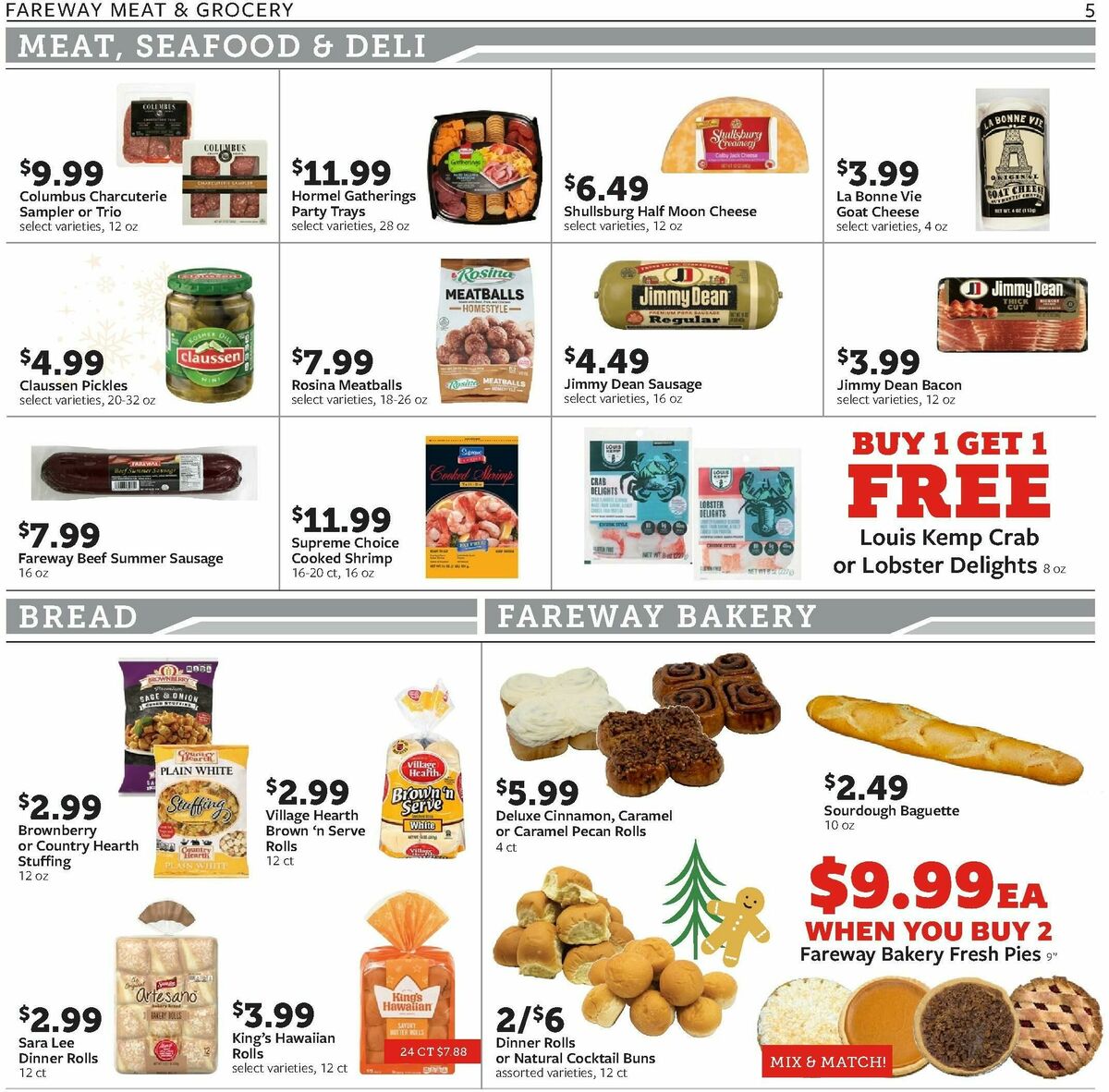 Fareway Weekly Ad from December 15