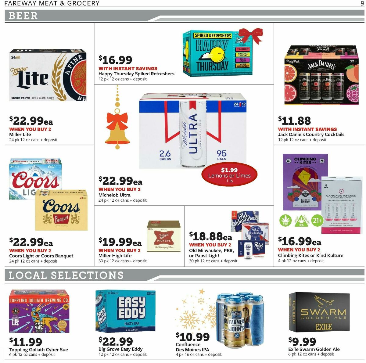 Fareway Weekly Ad from December 15