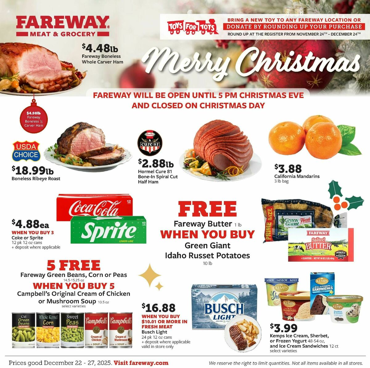 Fareway Weekly Ad from December 22