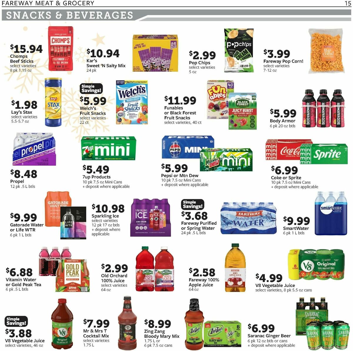 Fareway Weekly Ad from December 22