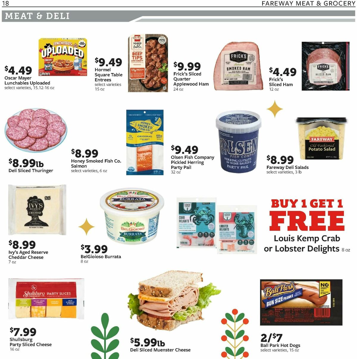 Fareway Weekly Ad from December 22