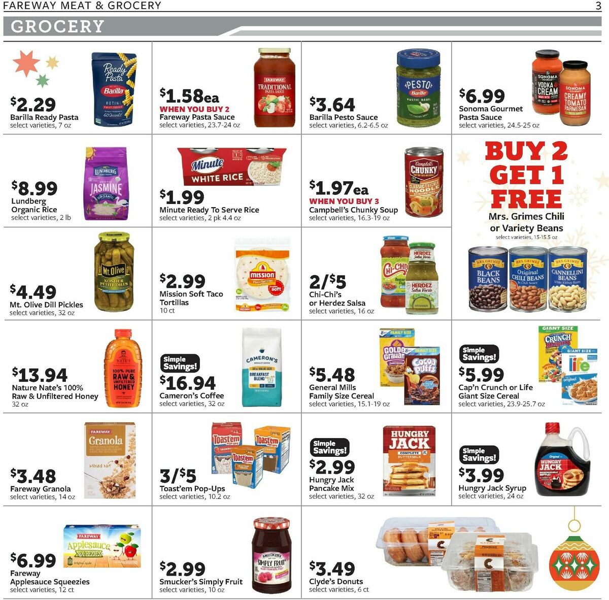 Fareway Weekly Ad from December 22