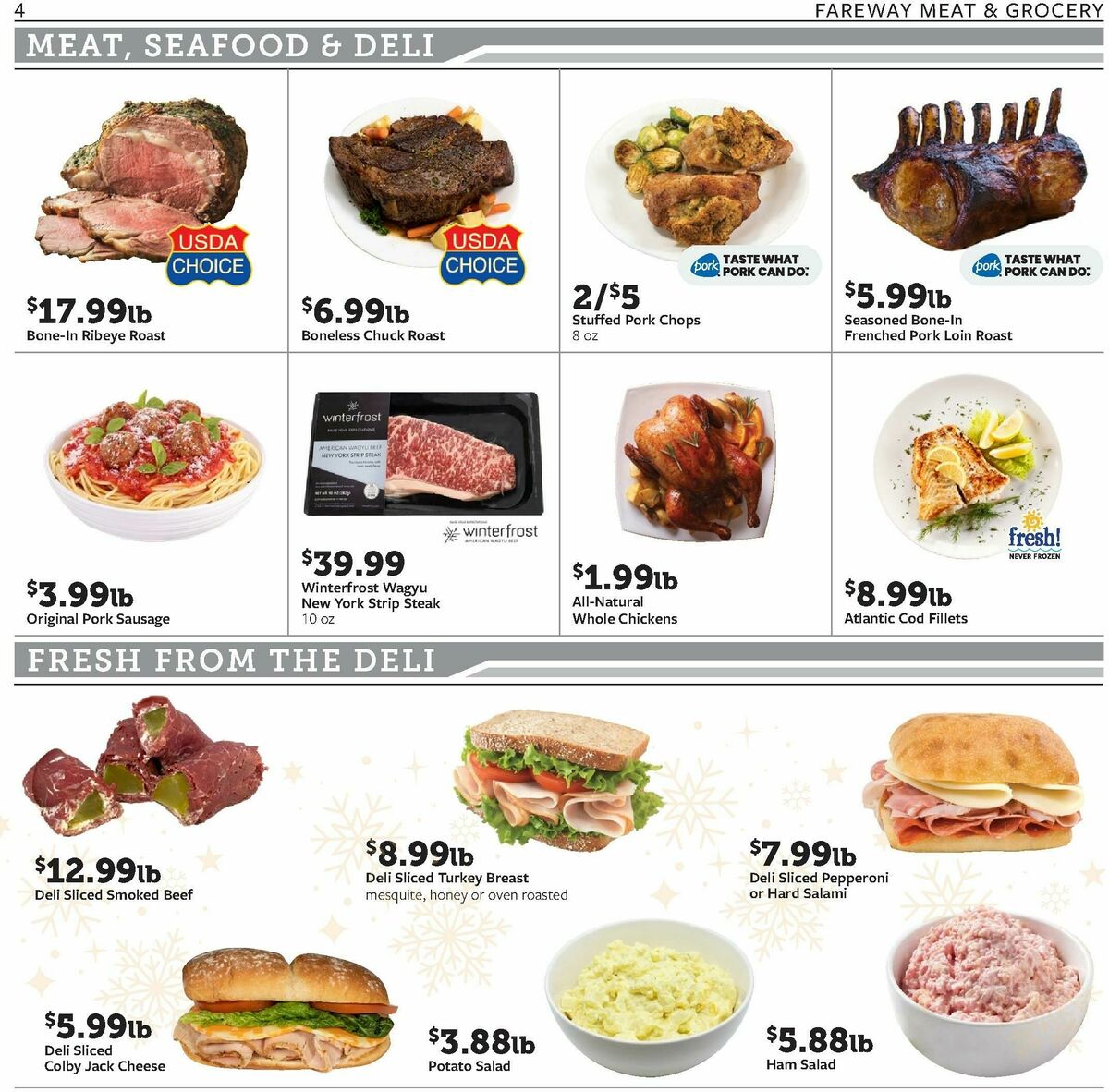 Fareway Weekly Ad from December 22