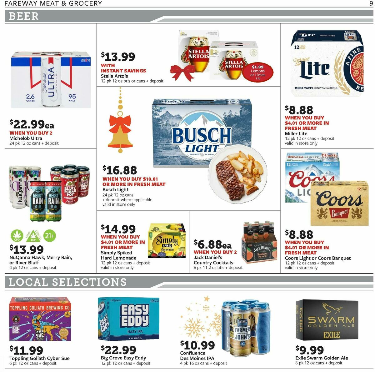 Fareway Weekly Ad from December 22