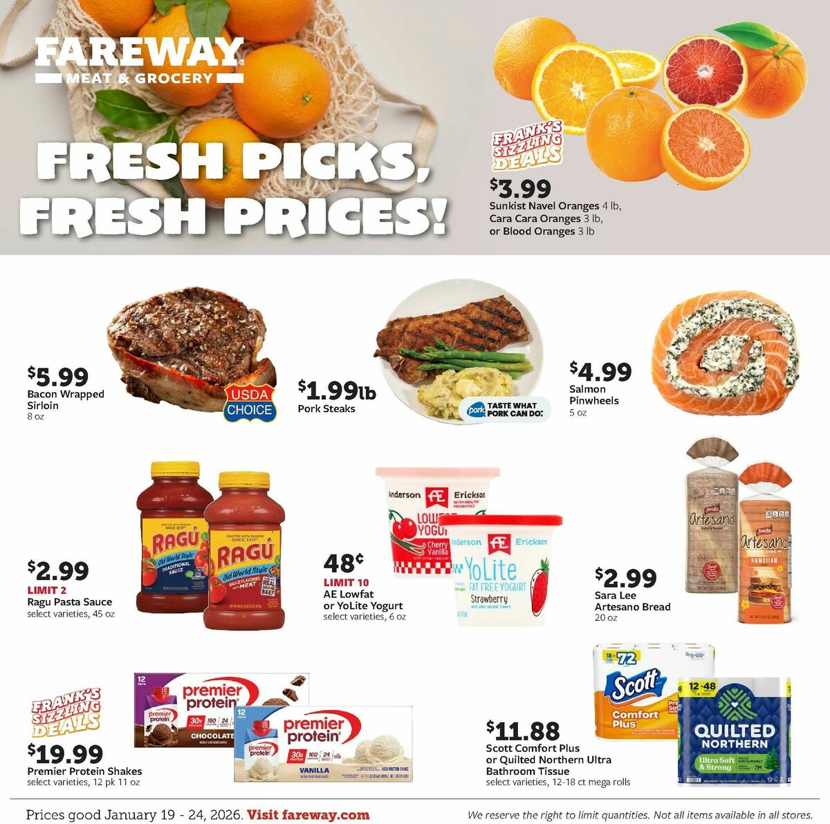 Fareway Weekly Ad from January 19