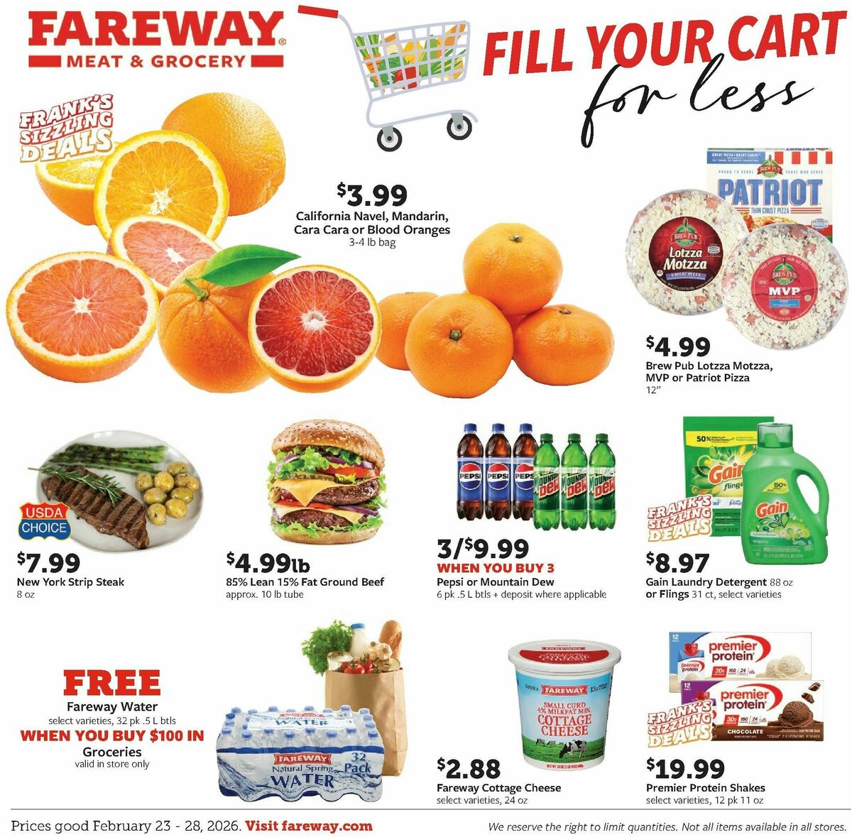 Fareway Weekly Ad from February 23
